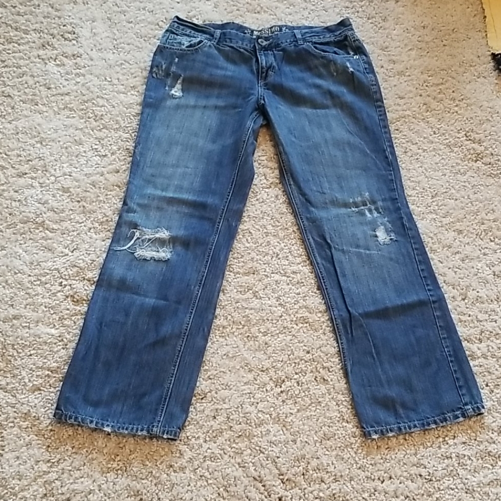 Mossimo jeans Size 15 distressed EUC.